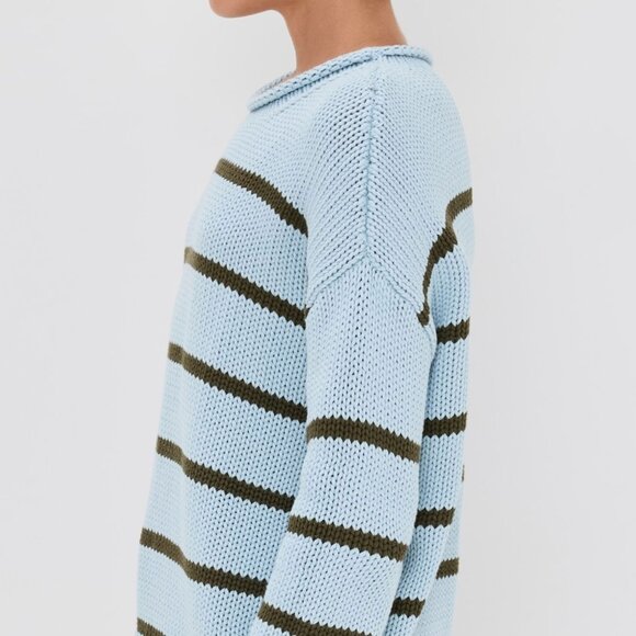 La Ligne Marina Striped Cotton Sweater - Picture 4 of 6